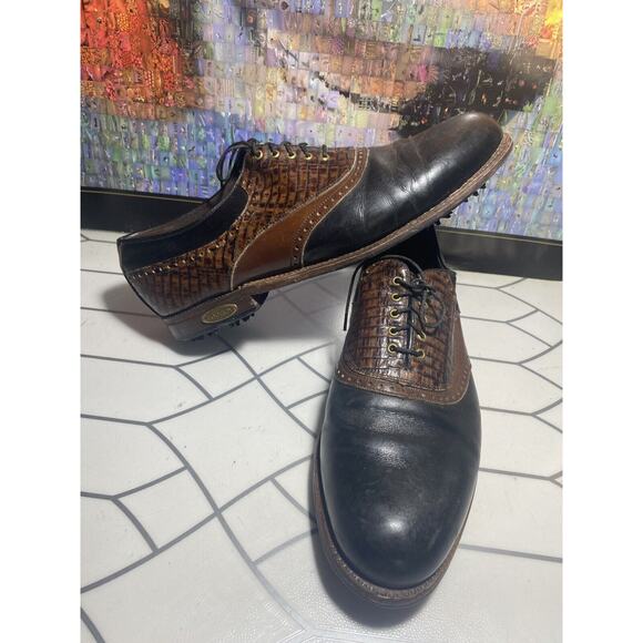 FootJoy Mens Black Premiere Golf Shoes Sz 13 C - Picture 2 of 13